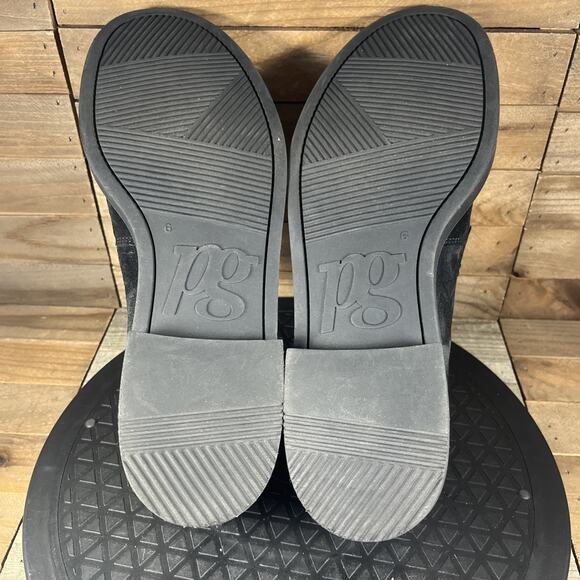 Paul Green Womens Size US 8.5 Sadie Loafer Slip On Black Suede Casual Shoes - Picture 9 of 13